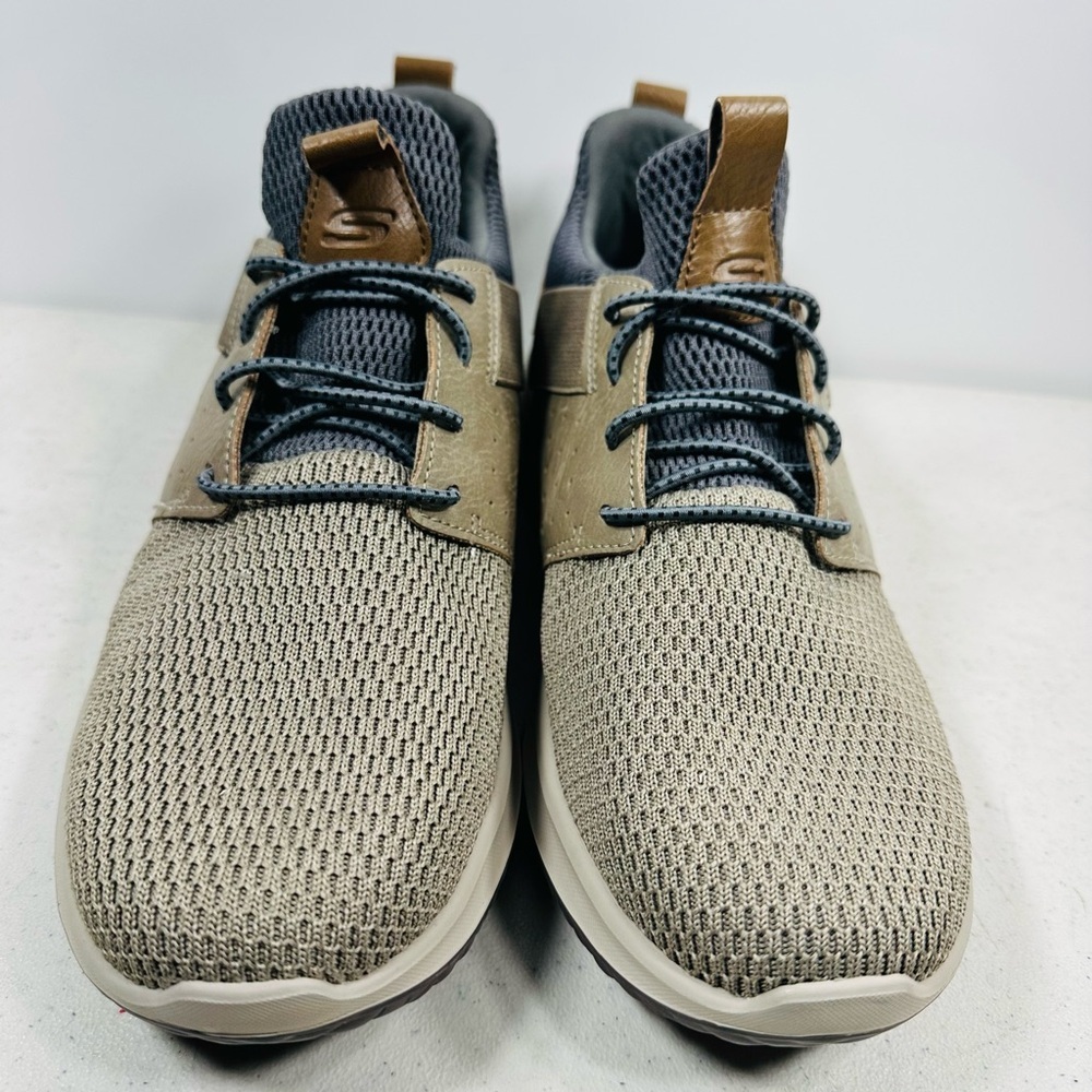 Skechers Delson-Camden Sneaker Men's Size 8.5 Taupe - Picture 2 of 7